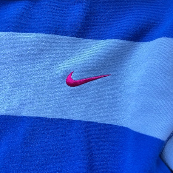 Blue Striped Nike Sweatshirt - Picture 3 of 4
